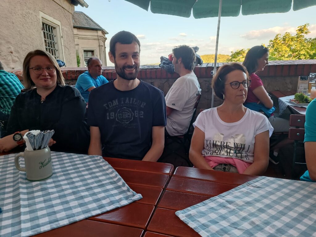 Mitarbeiter von aipama beim Büroausflug