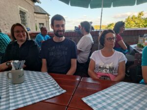 Mitarbeiter von aipama beim Büroausflug