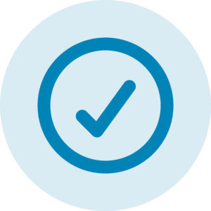 Icon Check Sicherheit und Datenschutz