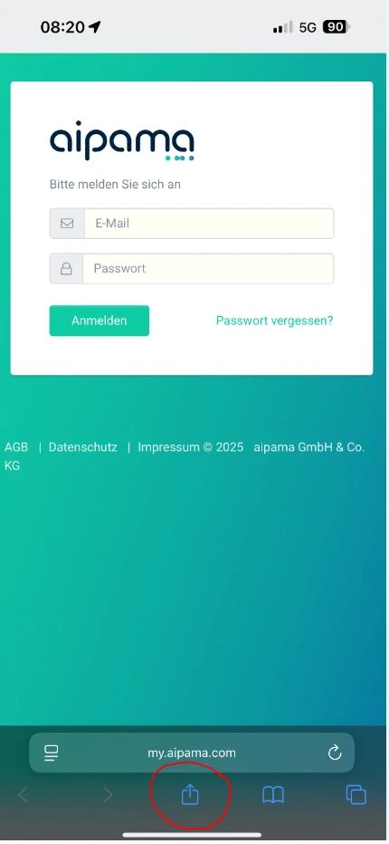aipama app ios anleitung
