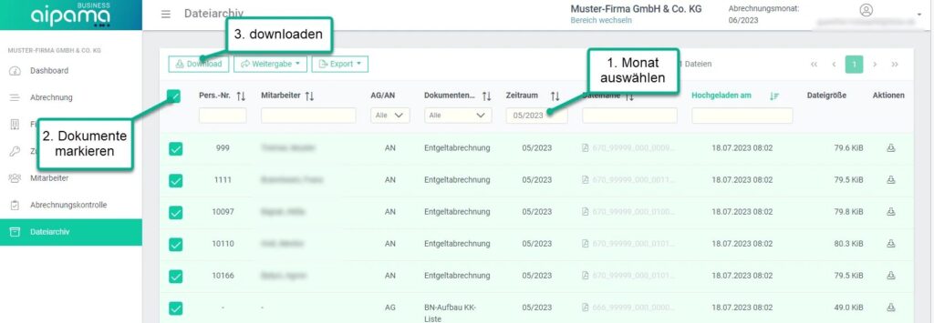 aipama Dokumente Downloaden