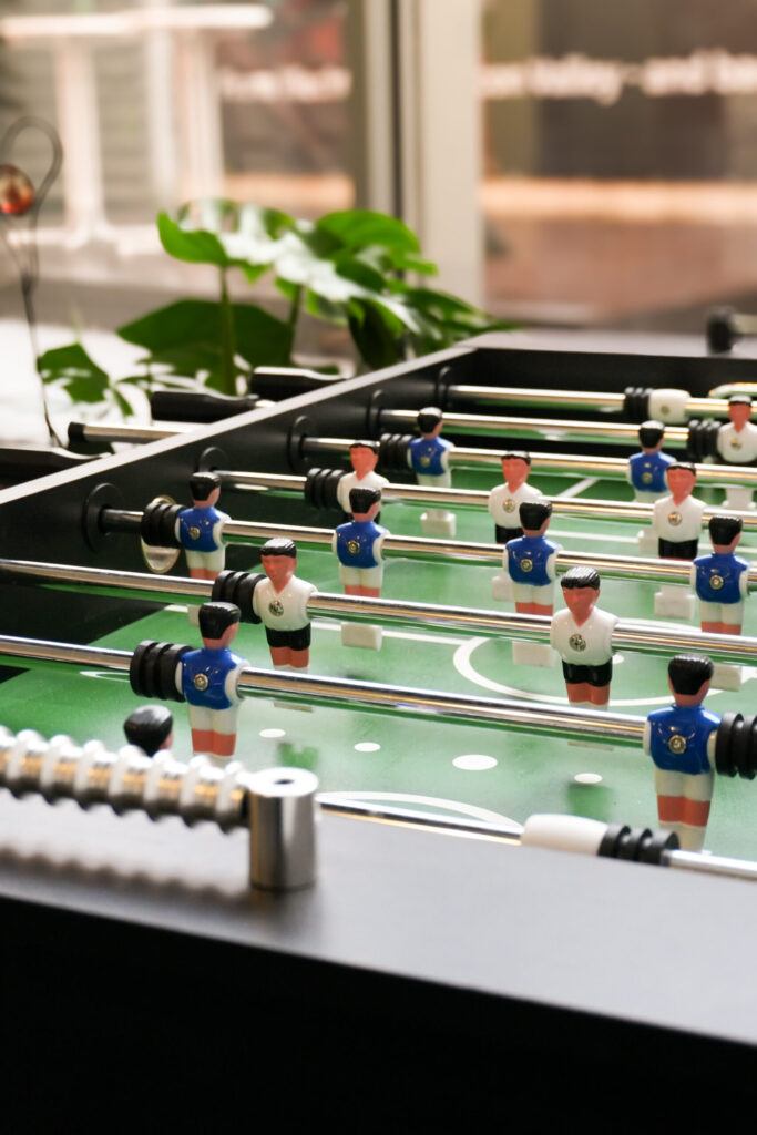 Kickerkasten im Büro