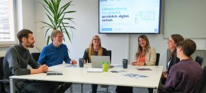 Mitarbeiter in einer Besprechung