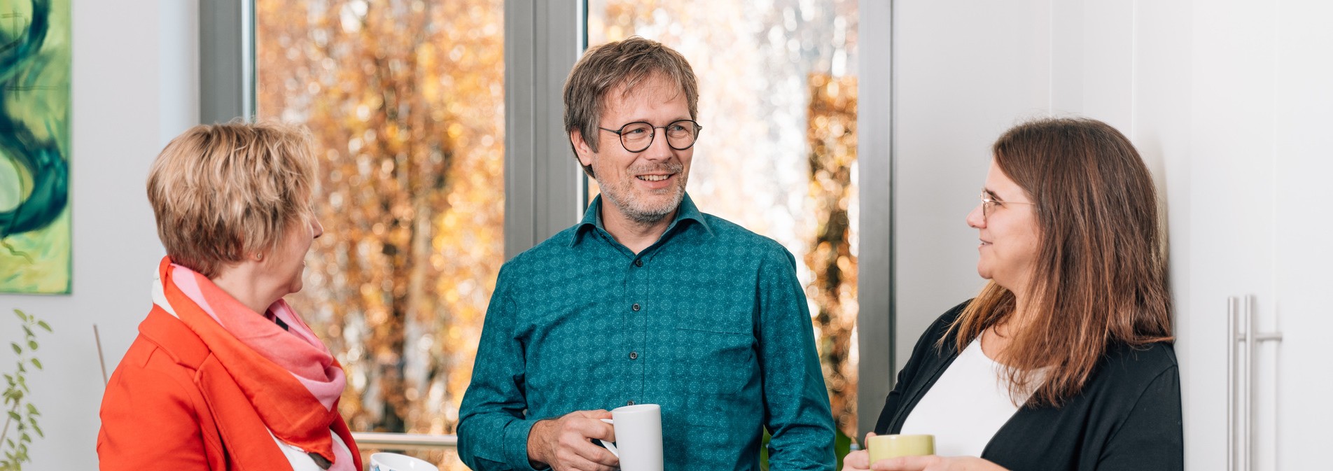 Michael, Kristina, Anja im Gespräch
